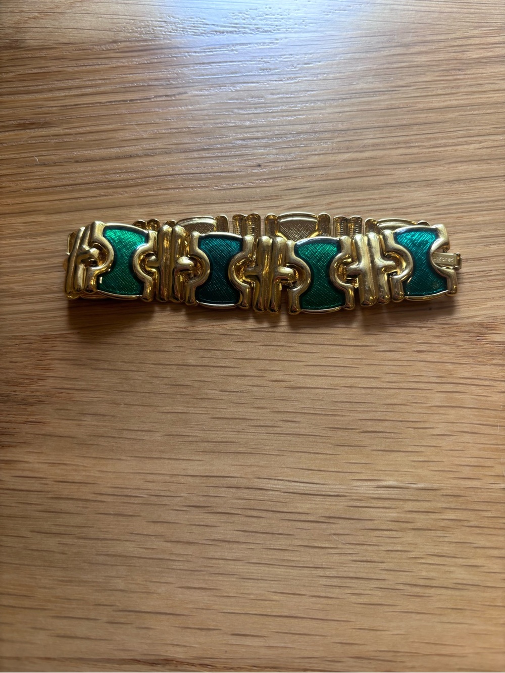 Vintage Gold-Plated Monet Link Bracelet
